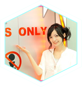 女性専用ZONEを設置